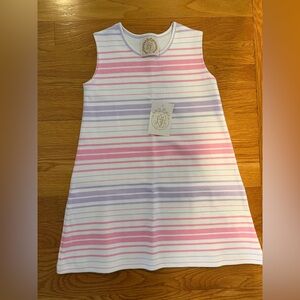 The Beaufort Bonnet Company Pastel Striped Polly Dress